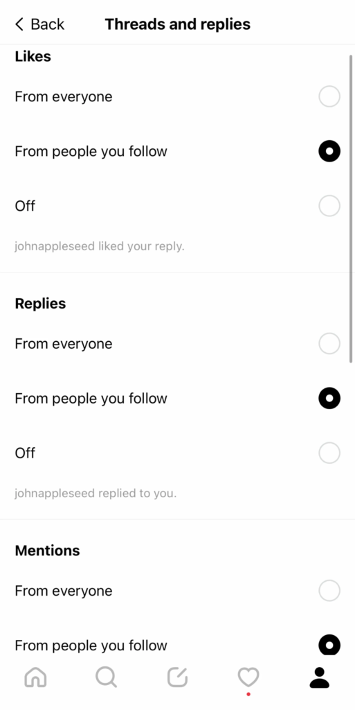 Imagen de Cómo cambiar tu feed de threads a las cuentas que realmente sigues Cómo cambiar tu feed de threads a las cuentas que realmente sigues - 9