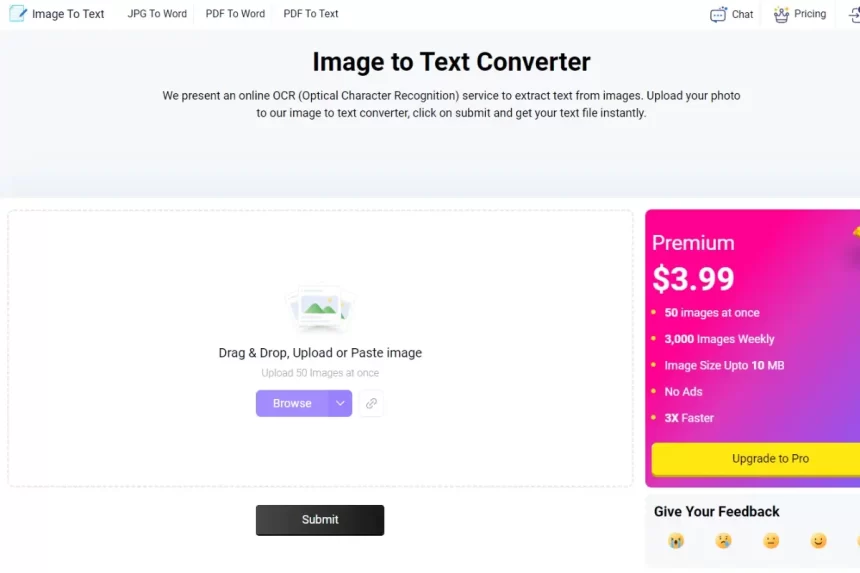 Imagen de Revisión de Imagetotext.info: ¿Es adecuado para la extracción de imágenes a texto? Revisión de Imagetotext.info: ¿Es adecuado para la extracción de imágenes a texto? - 7