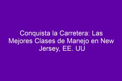 Conquista la Carretera: Las Mejores Clases de Manejo en New Jersey, EE. UU - 8