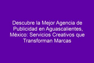 Descubre la Mejor Agencia de Publicidad en Aguascalientes, México: Servicios Creativos que Transforman Marcas - 8