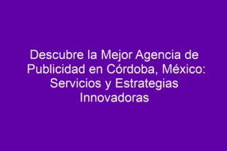 Descubre la Mejor Agencia de Publicidad en Córdoba, México: Servicios y Estrategias Innovadoras - 8