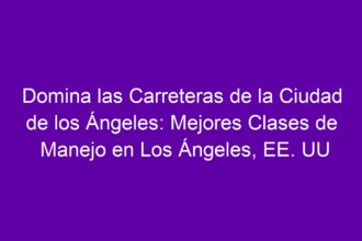 Domina las Carreteras de la Ciudad de los Ángeles: Mejores Clases de Manejo en Los Ángeles, EE. UU - 8