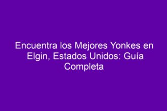 Encuentra los Mejores Yonkes en Elgin, Estados Unidos: Guía Completa - 10