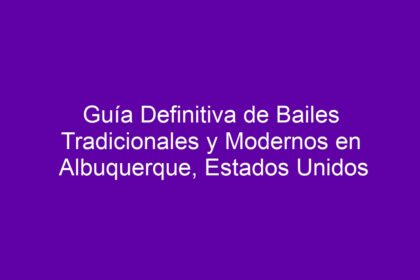Guía Definitiva de Bailes Tradicionales y Modernos en Albuquerque, Estados Unidos - 10