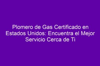 Plomero de Gas Certificado en Estados Unidos: Encuentra el Mejor Servicio Cerca de Ti - 8