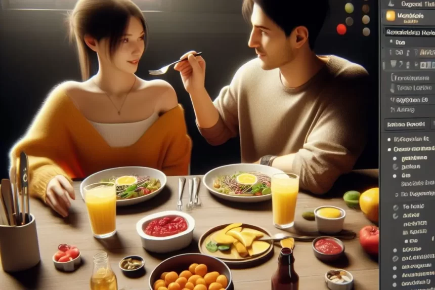 Imagen de ¡Descubre cómo crear una imagen de comida de pareja en 3D con IA! ¡Descubre cómo crear una imagen de comida de pareja en 3D con IA! - 7