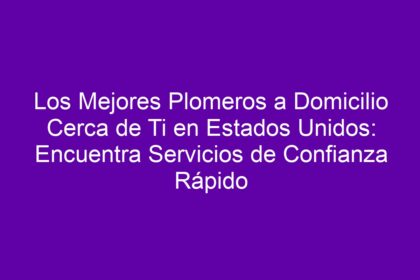 Los Mejores Plomeros a Domicilio Cerca de Ti en Estados Unidos: Encuentra Servicios de Confianza Rápido - 11