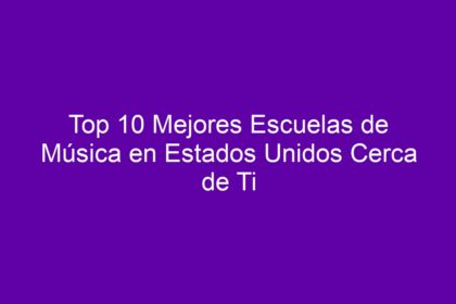 Top 10 Mejores Escuelas de Música en Estados Unidos Cerca de Ti - 12