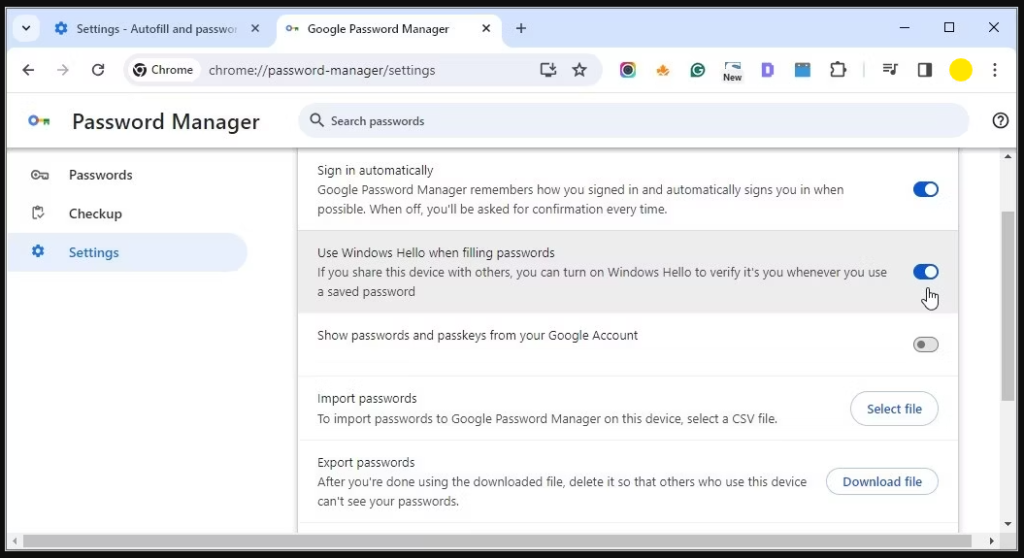 Imagen de Maximizando la Seguridad de tus Contraseñas de Chrome con Windows Hello Maximizando la Seguridad de tus Contraseñas de Chrome con Windows Hello - 10