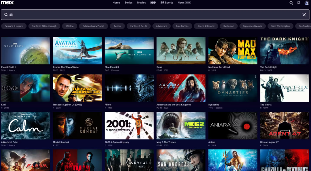 Imagen de Los Mejores Servicios de Transmisión para Contenido 4K Los Mejores Servicios de Transmisión para Contenido 4K - 10