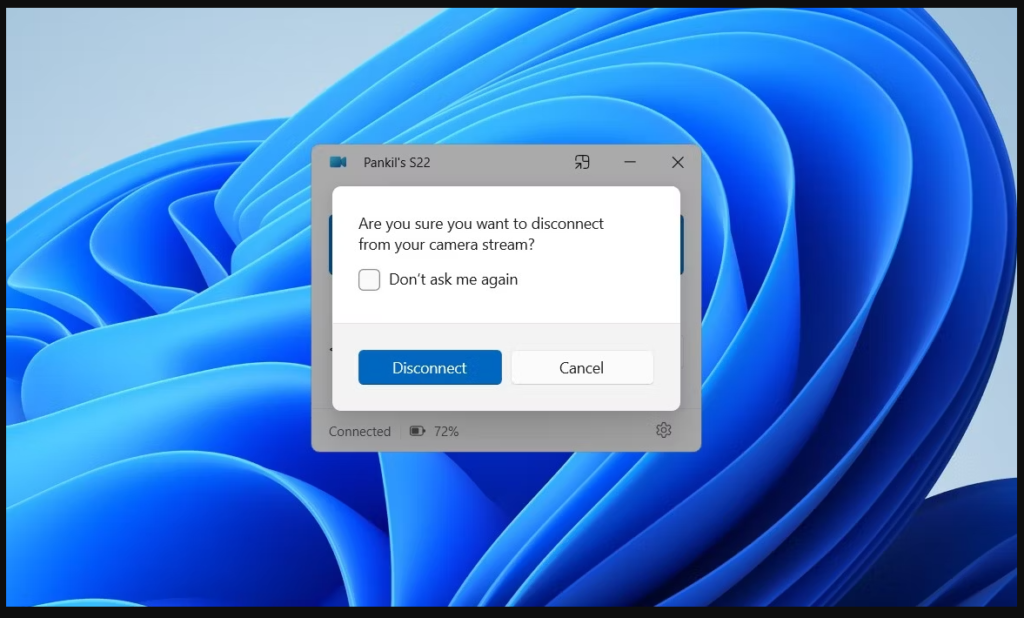 Cómo Convertir tu Teléfono Android en una Cámara Web para Windows 11 - 11