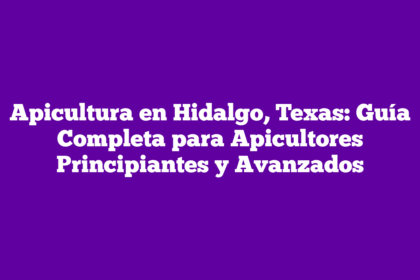 Apicultura en Hidalgo, Texas: Guía Completa para Apicultores Principiantes y Avanzados