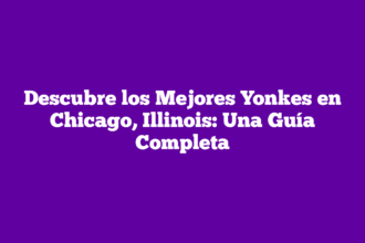 Descubre los Mejores Yonkes en Chicago, Illinois: Una Guía Completa