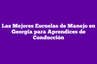 Las Mejores Escuelas de Manejo en Georgia para Aprendices de Conducción