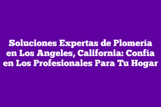 Soluciones Expertas de Plomería en Los Angeles, California: Confía en Los Profesionales Para Tu Hogar