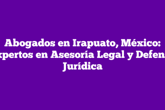 Abogados en Irapuato, México: Expertos en Asesoría Legal y Defensa Jurídica