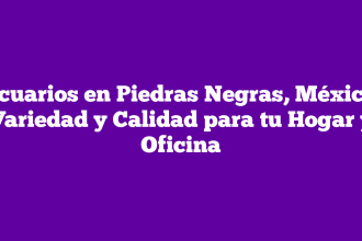 Acuarios en Piedras Negras, México: Variedad y Calidad para tu Hogar y Oficina