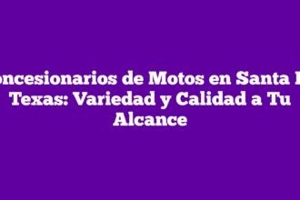 Concesionarios de Motos en Santa Fe, Texas: Variedad y Calidad a Tu Alcance
