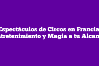 Espectáculos de Circos en Francia: Entretenimiento y Magia a tu Alcance