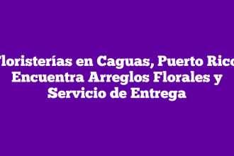 Floristerías en Caguas, Puerto Rico: Encuentra Arreglos Florales y Servicio de Entrega