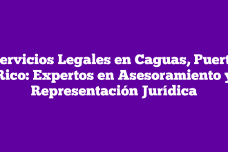 Servicios Legales en Caguas, Puerto Rico: Expertos en Asesoramiento y Representación Jurídica