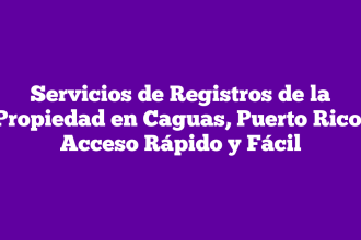 Servicios de Registros de la Propiedad en Caguas, Puerto Rico: Acceso Rápido y Fácil