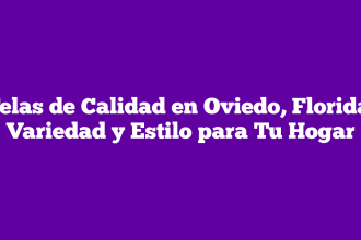 Telas de Calidad en Oviedo, Florida: Variedad y Estilo para Tu Hogar