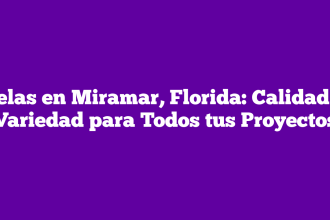 Telas en Miramar, Florida: Calidad y Variedad para Todos tus Proyectos