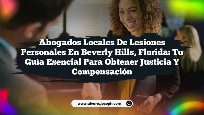 Imagen de Abogados Locales de Lesiones Personales en Beverly Hills, Florida: Tu Guía Esencial para Obtener Justicia y Compensación Abogados Locales de Lesiones Personales en Beverly Hills, Florida: Tu Guía Esencial para Obtener Justicia y Compensación