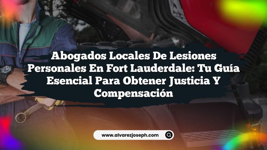 Abogados Locales de Lesiones Personales en Fort Lauderdale: Tu Guía Esencial para Obtener Justicia y Compensación