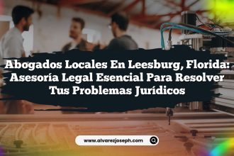 Abogados Locales en Leesburg, Florida: Asesoría Legal Esencial para Resolver Tus Problemas Jurídicos