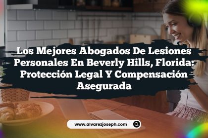 Los Mejores Abogados de Lesiones Personales en Beverly Hills, Florida: Protección Legal y Compensación Asegurada