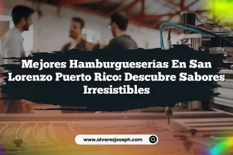 Mejores Hamburgueserías En San Lorenzo Puerto Rico: Descubre Sabores Irresistibles