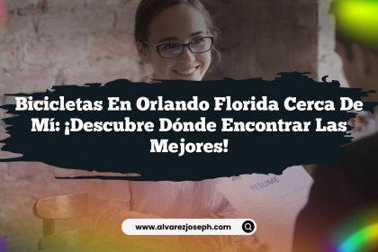 Bicicletas En Orlando Florida Cerca De Mí: ¡Descubre Dónde Encontrar las Mejores!