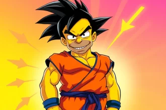 ¿Cómo sería una fusión entre Goku y Homero Simpson según la IA? Bueno, es tan raro como suena. - 10