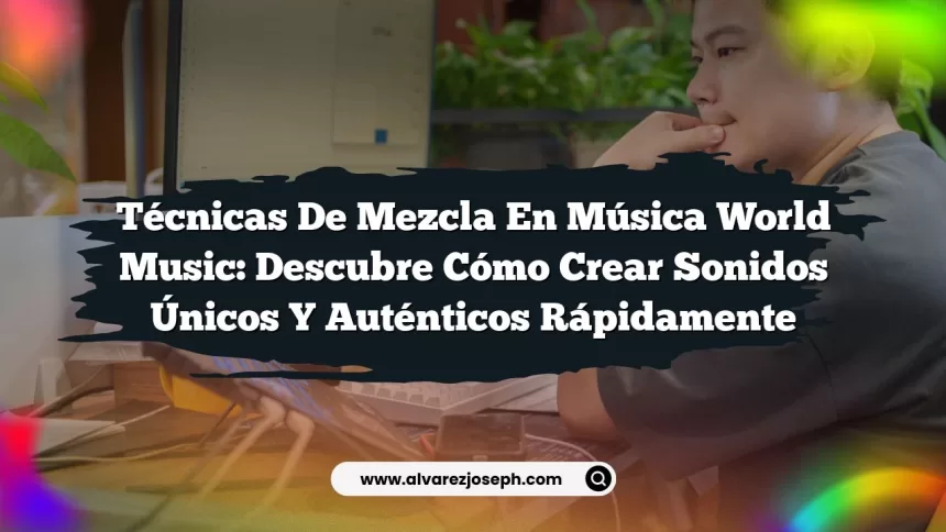 Imagen de Técnicas de Mezcla en Música World Music: Descubre Cómo Crear Sonidos Únicos y Auténticos Rápidamente Técnicas de Mezcla en Música World Music: Descubre Cómo Crear Sonidos Únicos y Auténticos Rápidamente