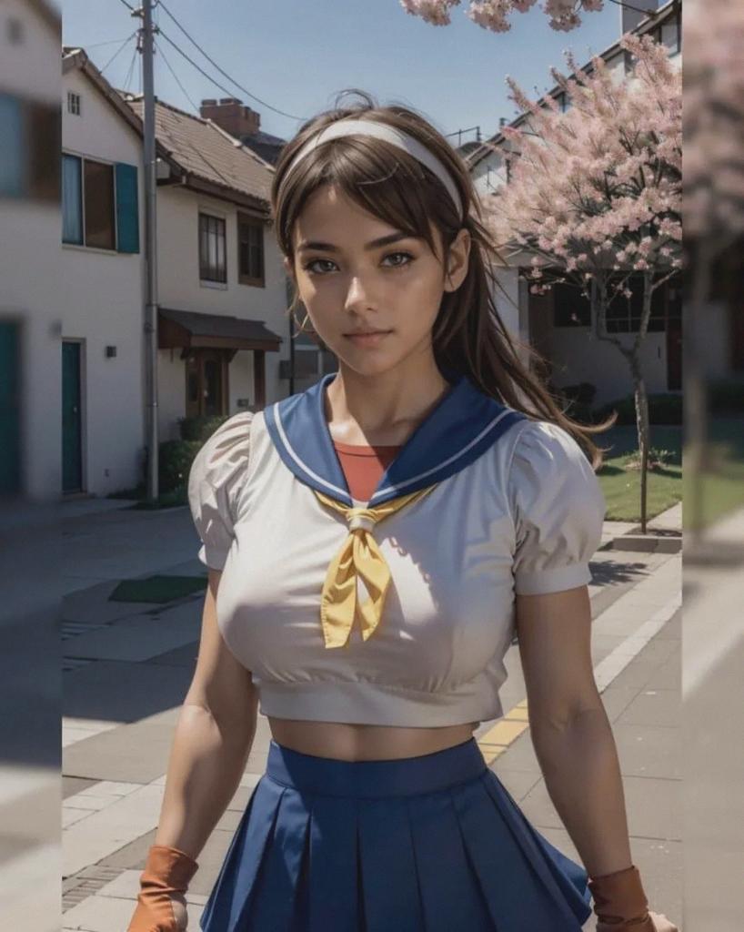 Imagen de Así se vería Sakura de Street Fighter en la vida real según la inteligencia artificial Así se vería Sakura de Street Fighter en la vida real según la inteligencia artificial - 8