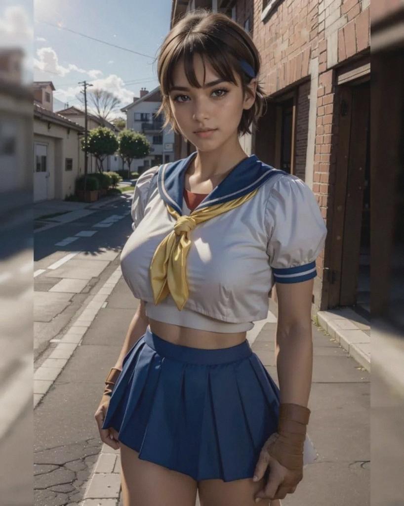 Imagen de Así se vería Sakura de Street Fighter en la vida real según la inteligencia artificial Así se vería Sakura de Street Fighter en la vida real según la inteligencia artificial - 9