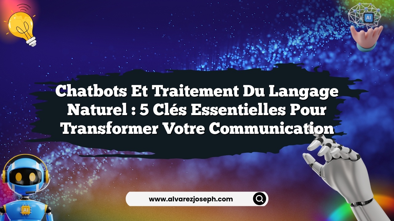 Chatbots et Traitement du Langage Naturel : 5 Clés Essentielles pour Transformer votre Communication