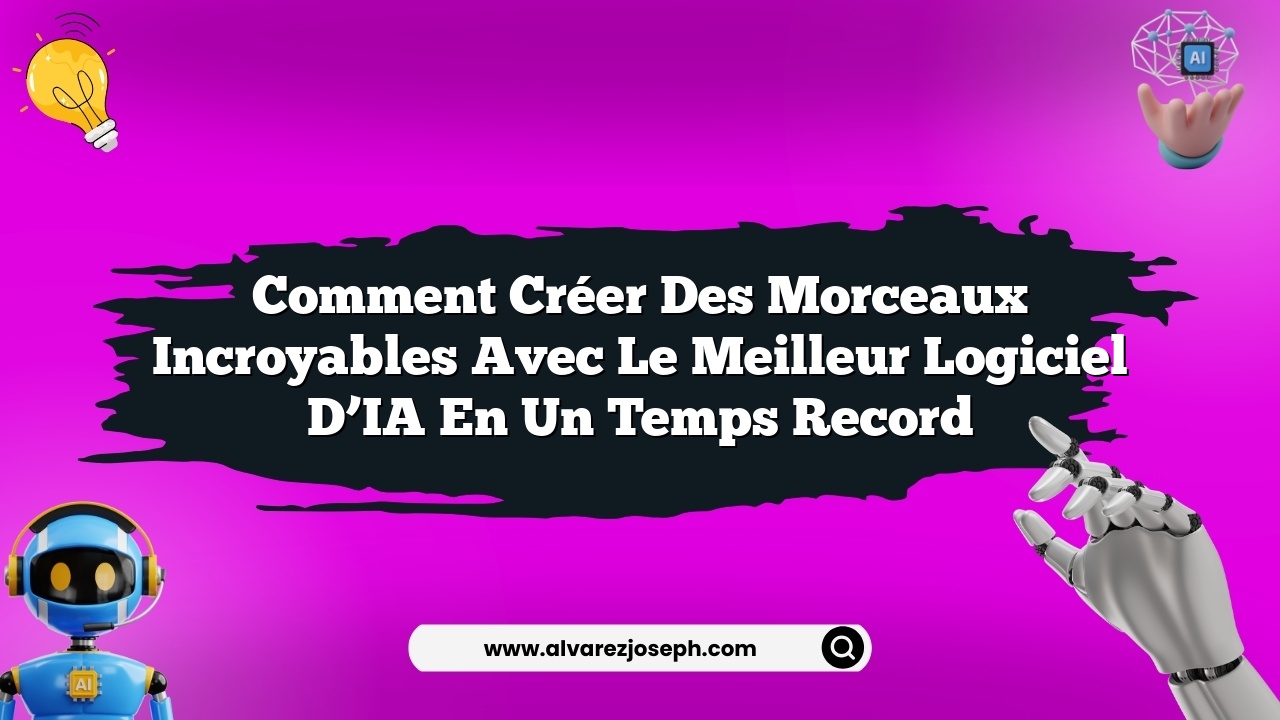 Comment créer des morceaux incroyables avec le meilleur logiciel d’IA en un temps record