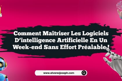 Comment maîtriser les logiciels d’intelligence artificielle en un week-end sans effort préalable !