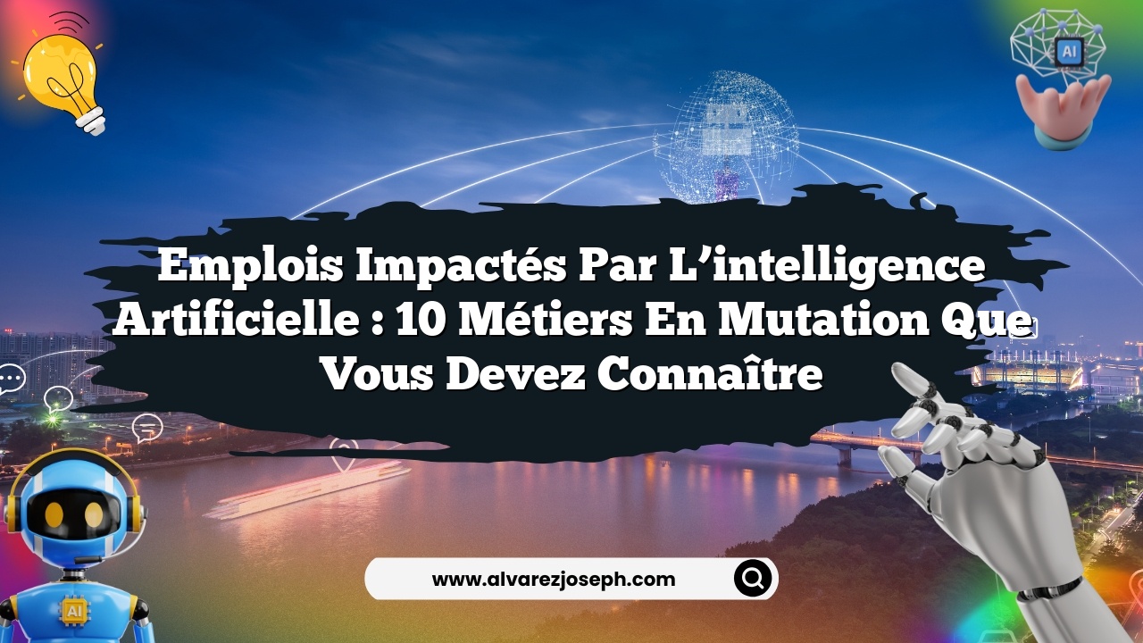 Emplois impactés par l’intelligence artificielle : 10 métiers en mutation que vous devez connaître