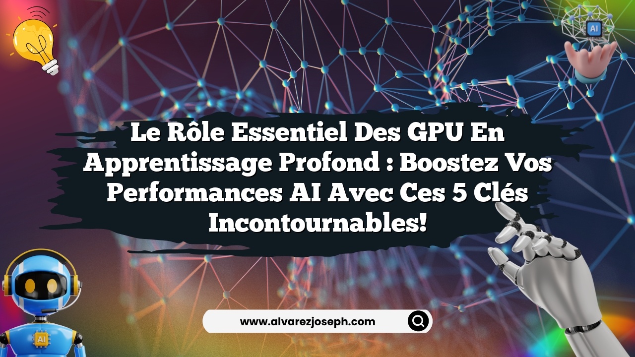 Le rôle essentiel des GPU en apprentissage profond : Boostez vos performances AI avec ces 5 clés incontournables!