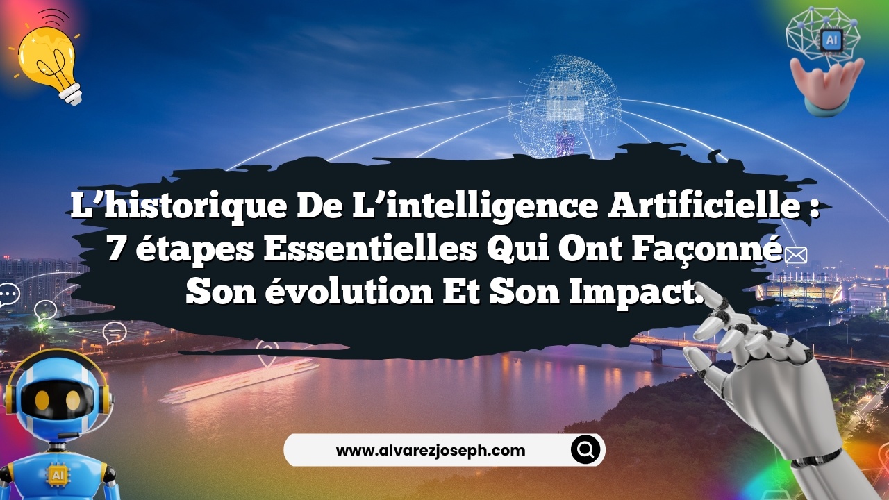 L’historique de l’intelligence artificielle : 7 étapes essentielles qui ont façonné son évolution et son impact.