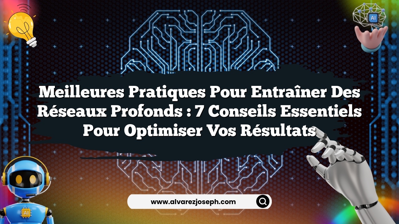 Meilleures pratiques pour entraîner des réseaux profonds : 7 conseils essentiels pour optimiser vos résultats