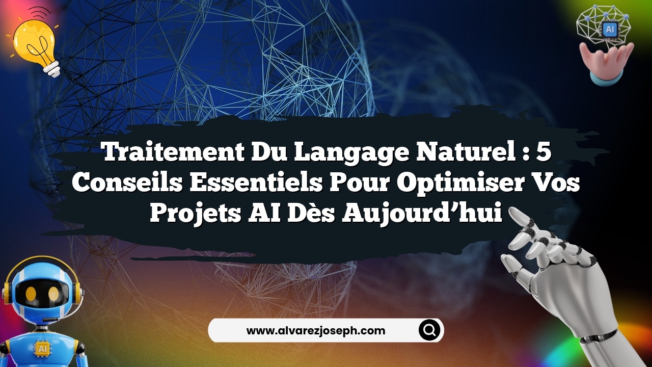 Traitement du langage naturel : 5 conseils essentiels pour optimiser vos projets AI dès aujourd’hui